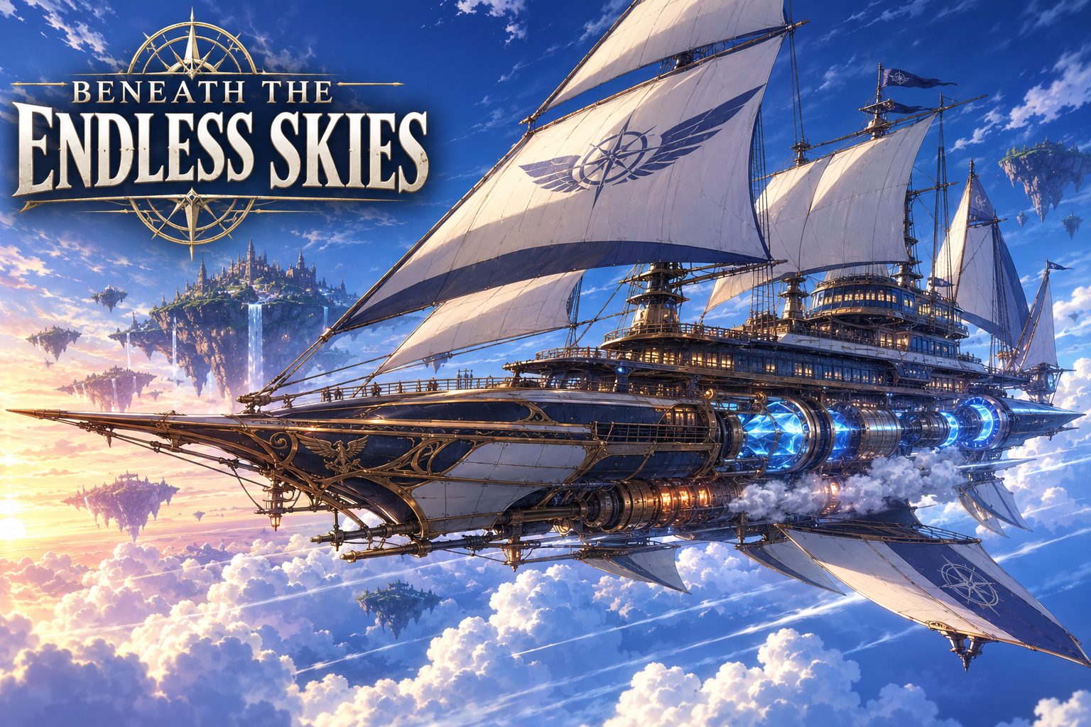 Cover art for Beneath the Endless Skies, a you know me scenario on AI Dungeon