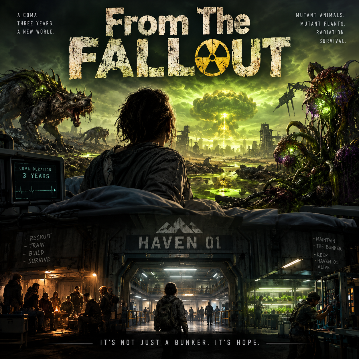 Cover art for From the Fallout v2, an apocalypse scenario on AI Dungeon