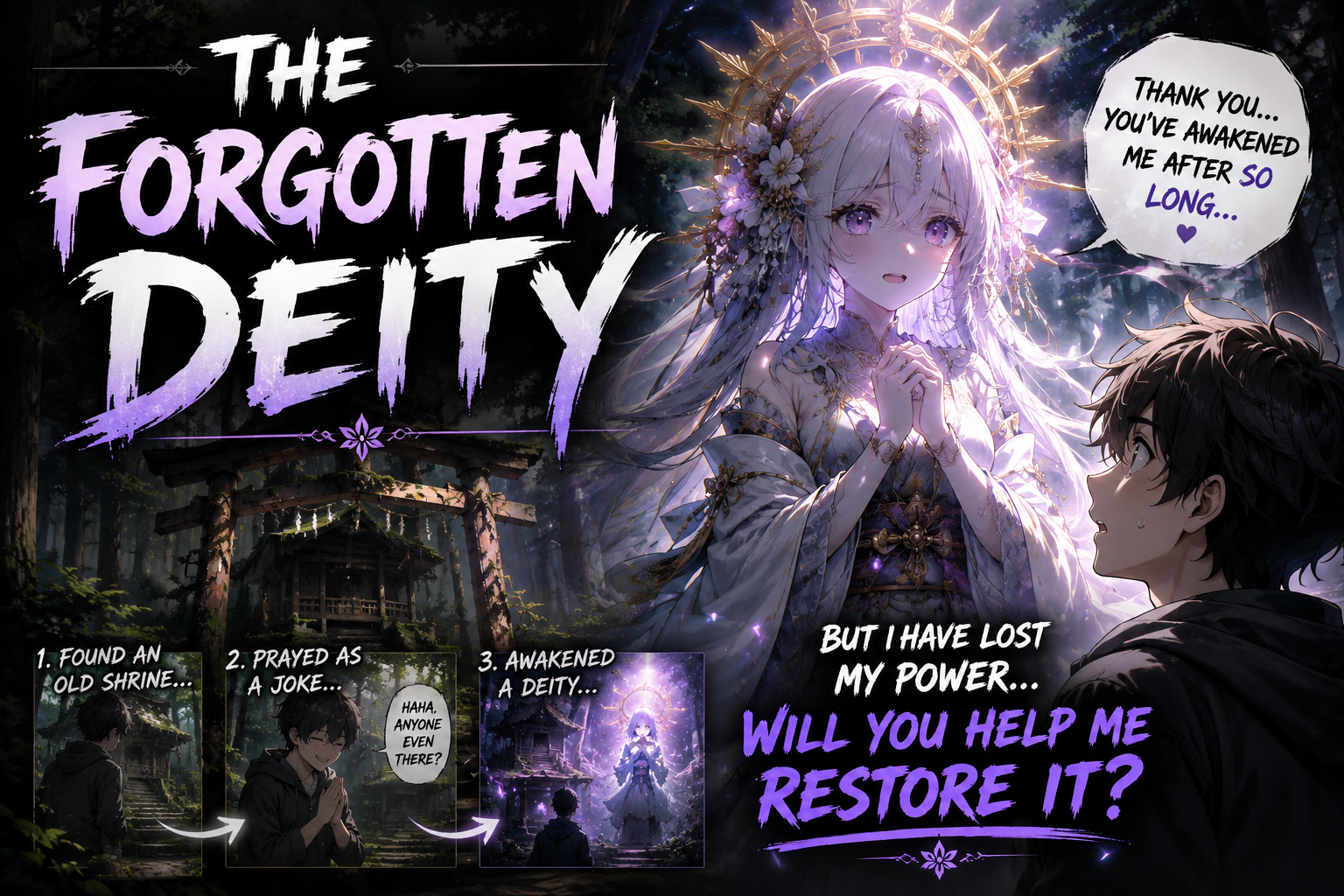 Cover art for The Forgotten Deity on AI Dungeon