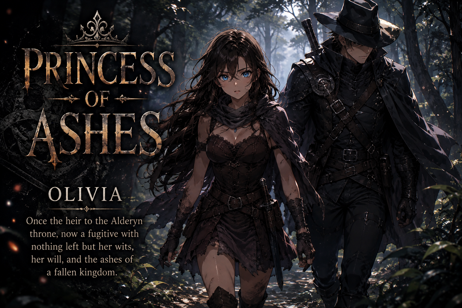 Cover art for Princess of Ashes, a you know me scenario on AI Dungeon