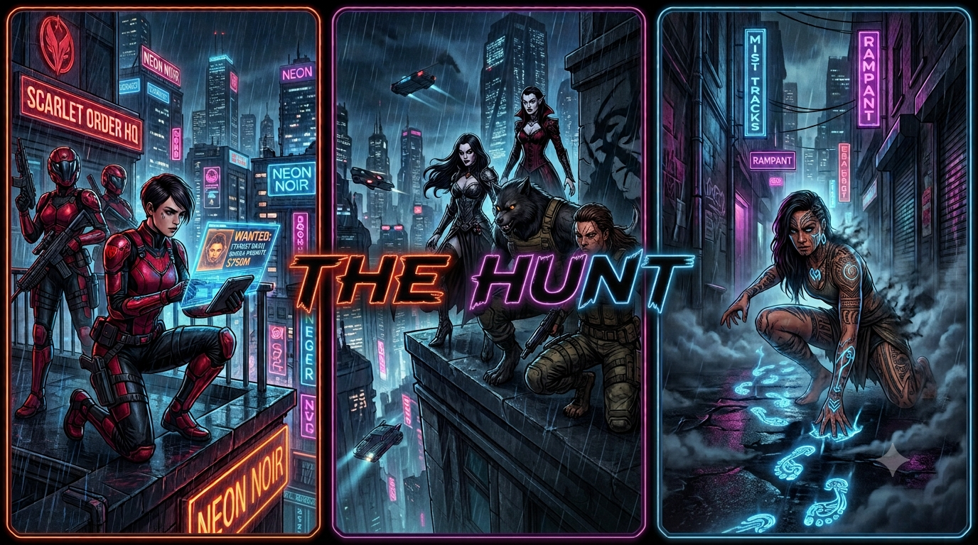 Cover art for The hunt , an action scenario on AI Dungeon