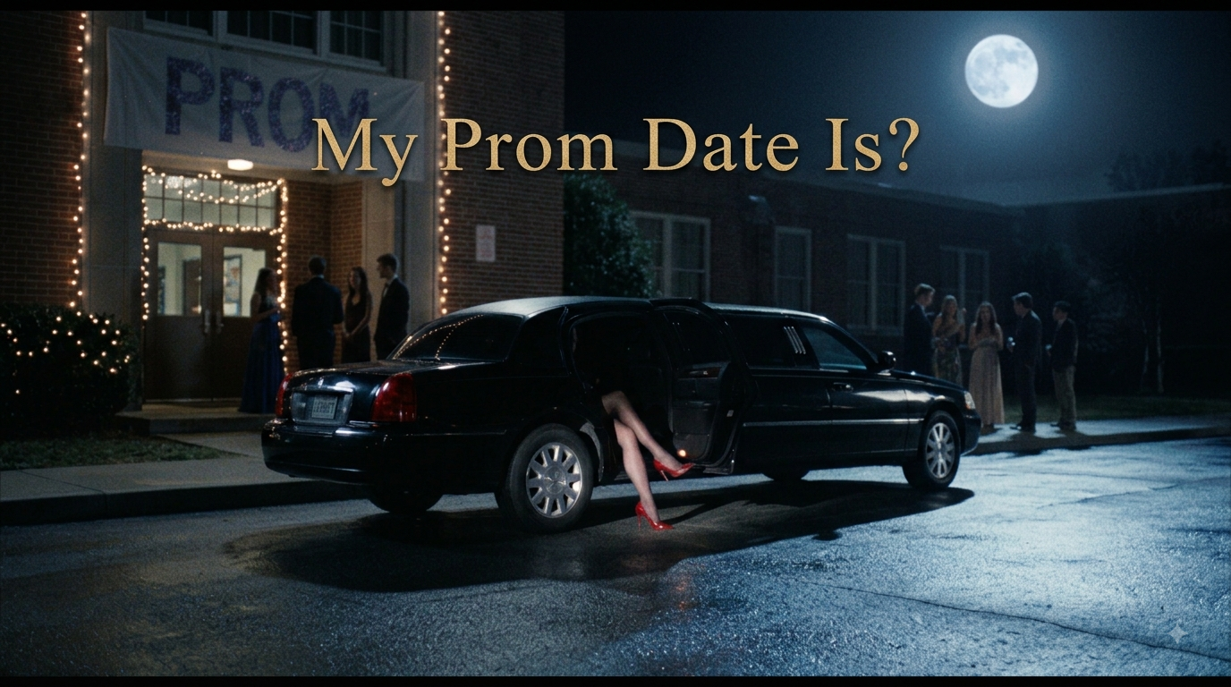 Cover art for My Prom Date is ❓, a romance scenario on AI Dungeon
