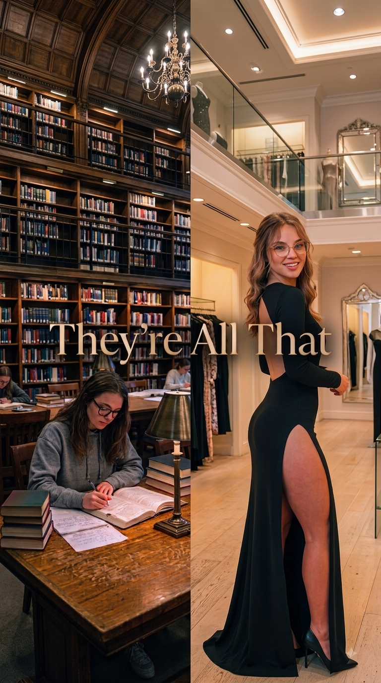 Cover art for They're All That, a romance scenario on AI Dungeon