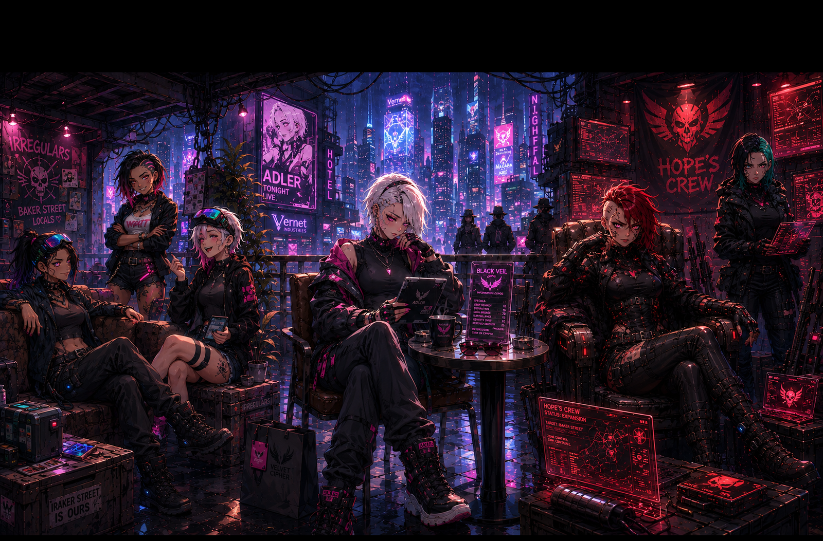 Cover art for Cyberpunk Sherlock PT2: The Irregulars, a cyberpunk scenario on AI Dungeon