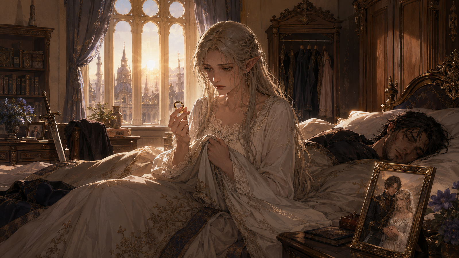 Cover art for The Heroine Is My Wife, an inner self scenario on AI Dungeon