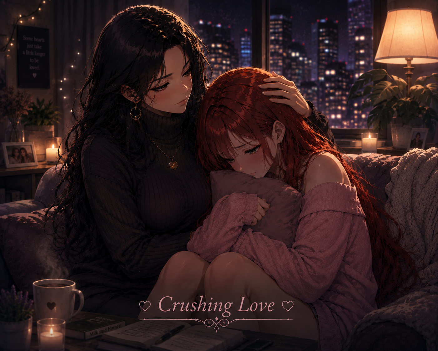 Cover art for π Crushing Love π (IS π available), a romance scenario on AI Dungeon