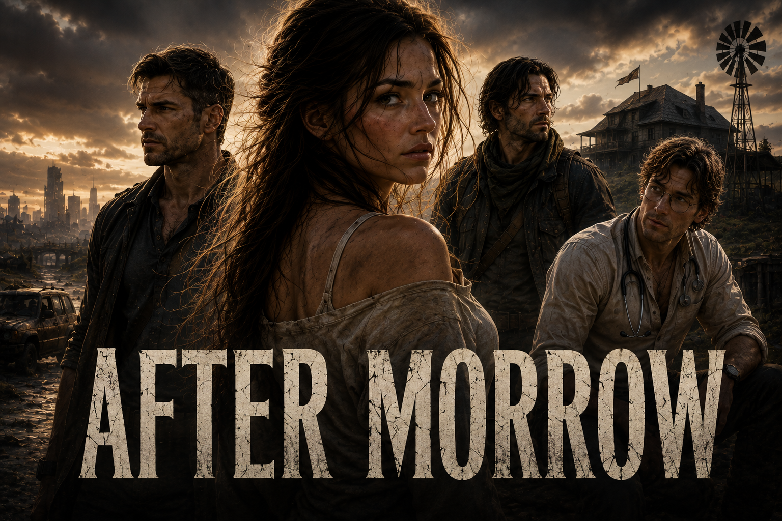 Cover art for After Morrow | Reverse Harem Apocalypse, an apocalyptic scenario on AI Dungeon