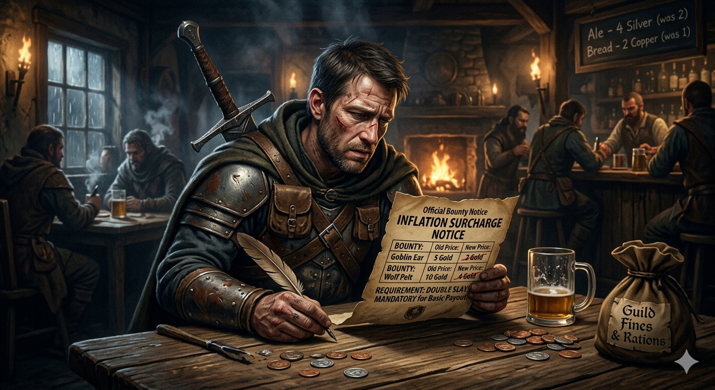 Cover art for The Beast Inflation , a magic scenario on AI Dungeon