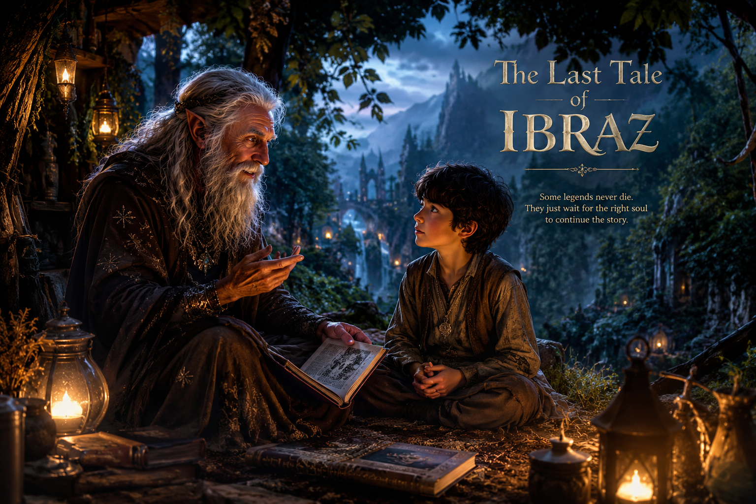 Cover art for The Last Tale of Ibraz, a fantasy adventure on AI Dungeon