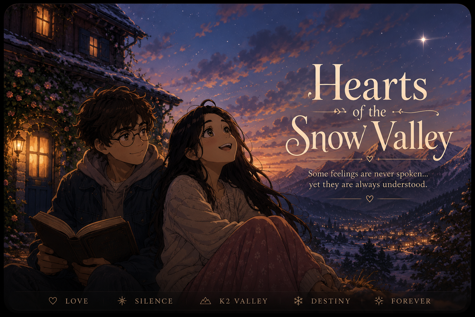 Cover art for Hearts of the Snow Valley, an innerself adventure on AI Dungeon