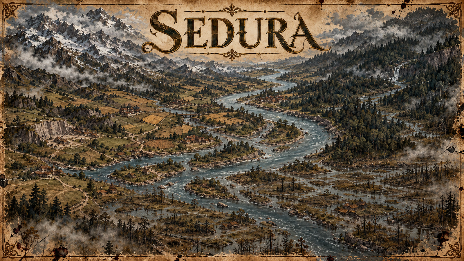 Cover art for Sedura: Bound by Desire, a gritty fantasy world on Voyage