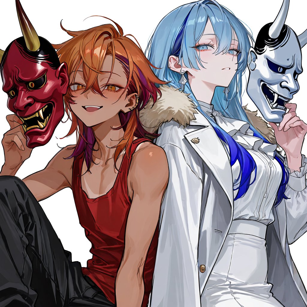 Cover art for Kimen Akademia β Torn Between Ice and Fire!, an academy scenario on AI Dungeon