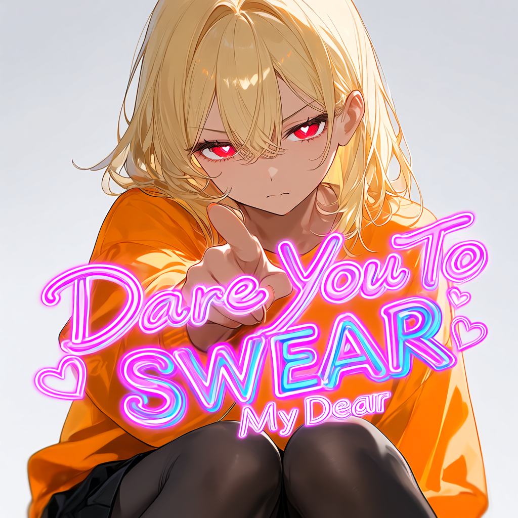 Cover art for Dare You To Swear (My Dear), a romance scenario on AI Dungeon