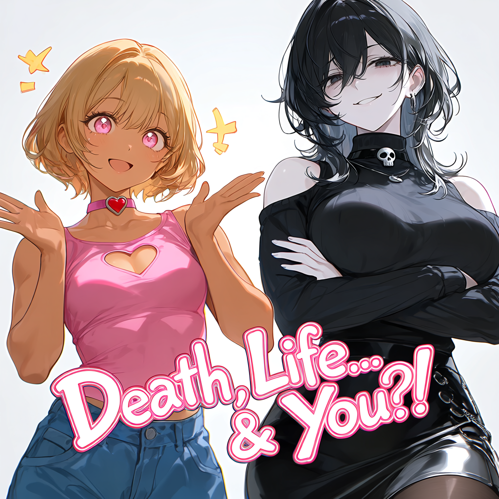 Cover art for 💀Death, Life... & You?!💐, a life scenario on AI Dungeon