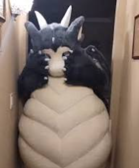 Cover art for Dragon plushie came to life?!, a dragons scenario on AI Dungeon