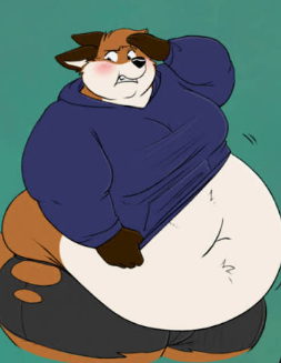Cover art for Fat werewolf BFF!!, a werewolf scenario on AI Dungeon