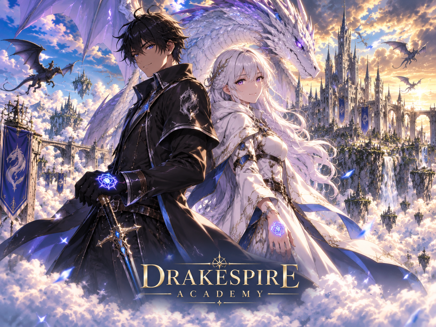 Cover art for Drakespire Academy, a fantasy world on Voyage