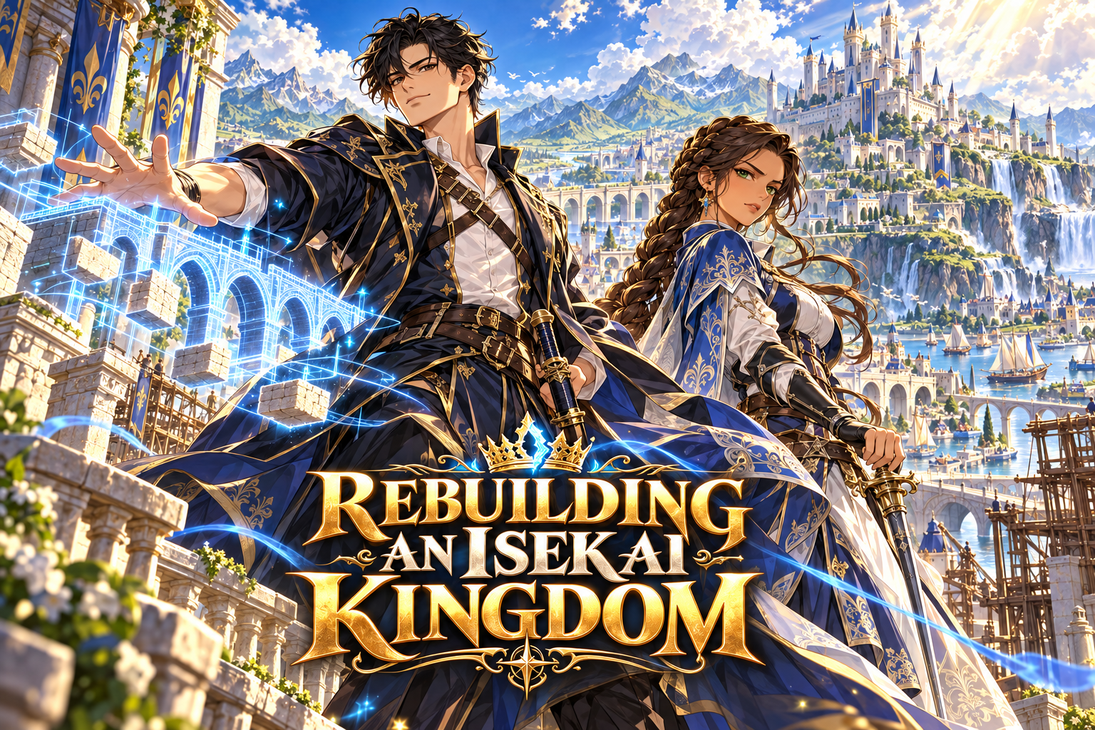 Cover art for Rebuilding An Isekai Kingdom, a fantasy world on Voyage