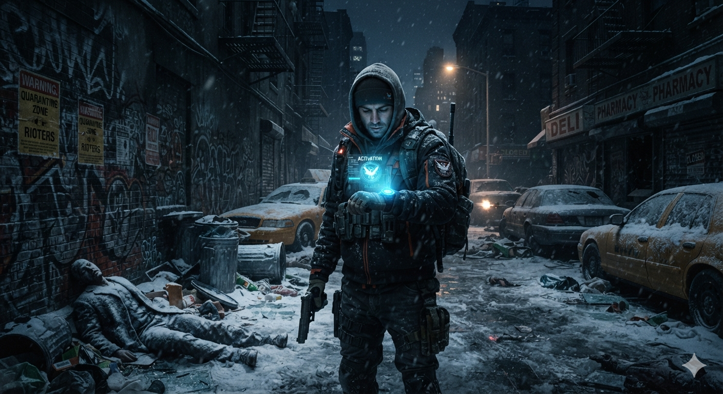 Cover art for The Division, a game scenario on AI Dungeon