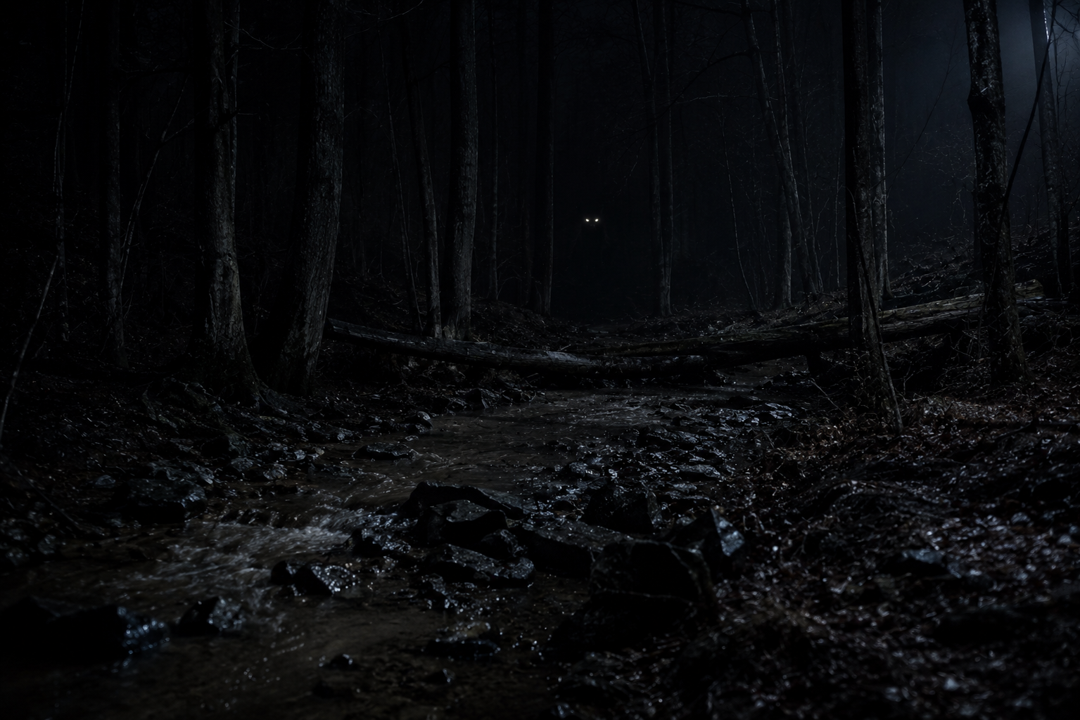 Cover art for The Beast of Back Creek, a horror scenario on AI Dungeon