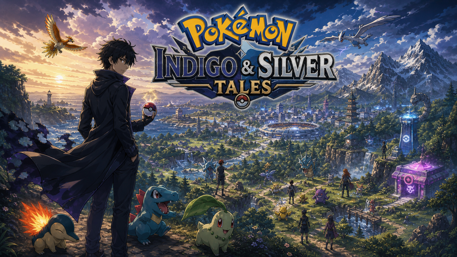 Cover art for Pokémon: Indigo & Silver Tales, a pokemon scenario on AI Dungeon