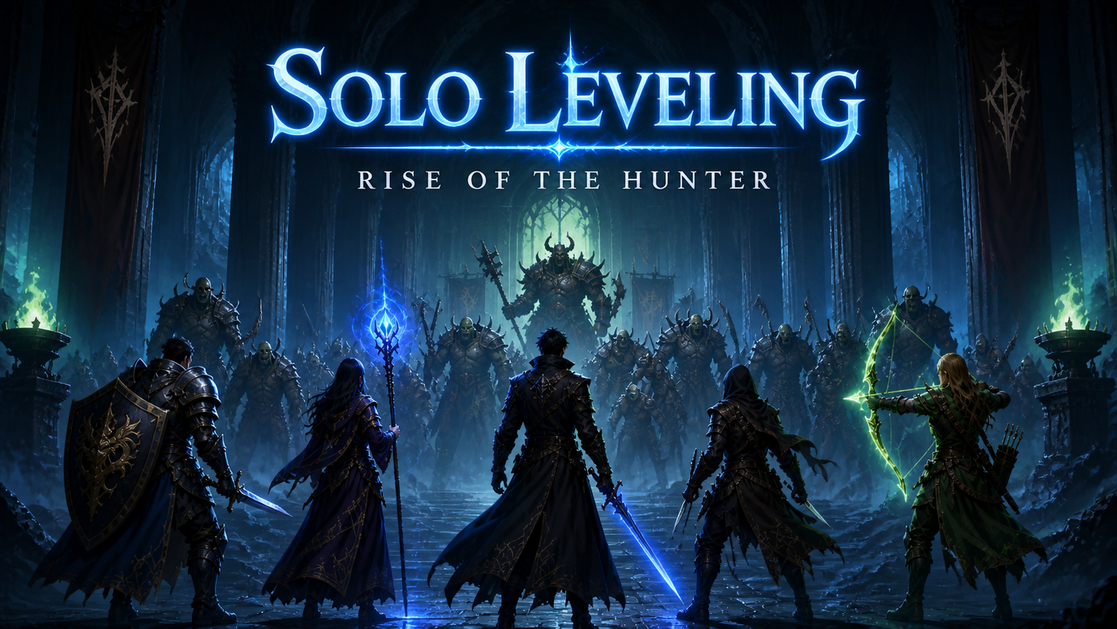 Cover art for Solo Leveling: Rise of the Hunter, a solo scenario on AI Dungeon