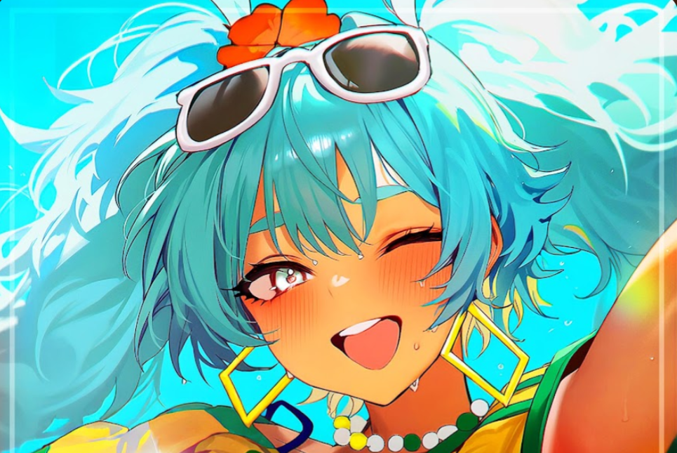 Cover art for Sunset Melodies with Bia, a romance scenario on AI Dungeon