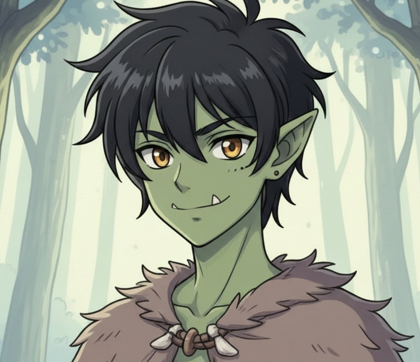 Cover art for Orc Femboy, a fantasy scenario on AI Dungeon