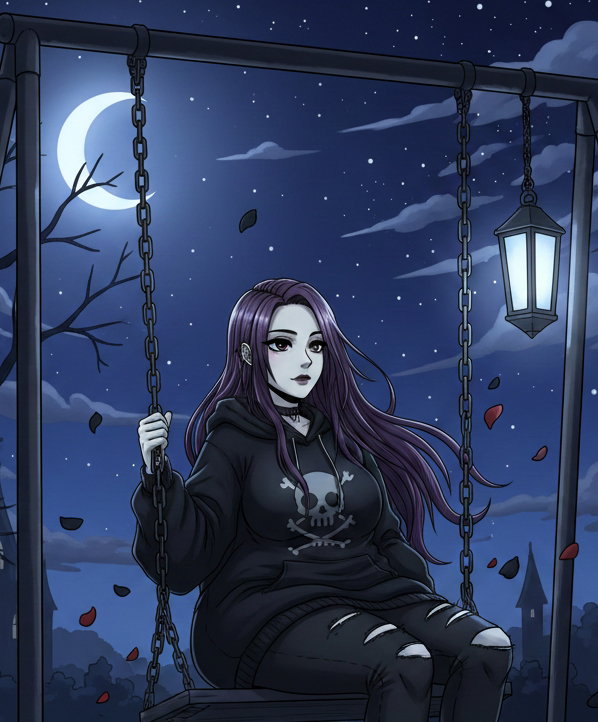 Cover art for Hope Leaves, a goth scenario on AI Dungeon