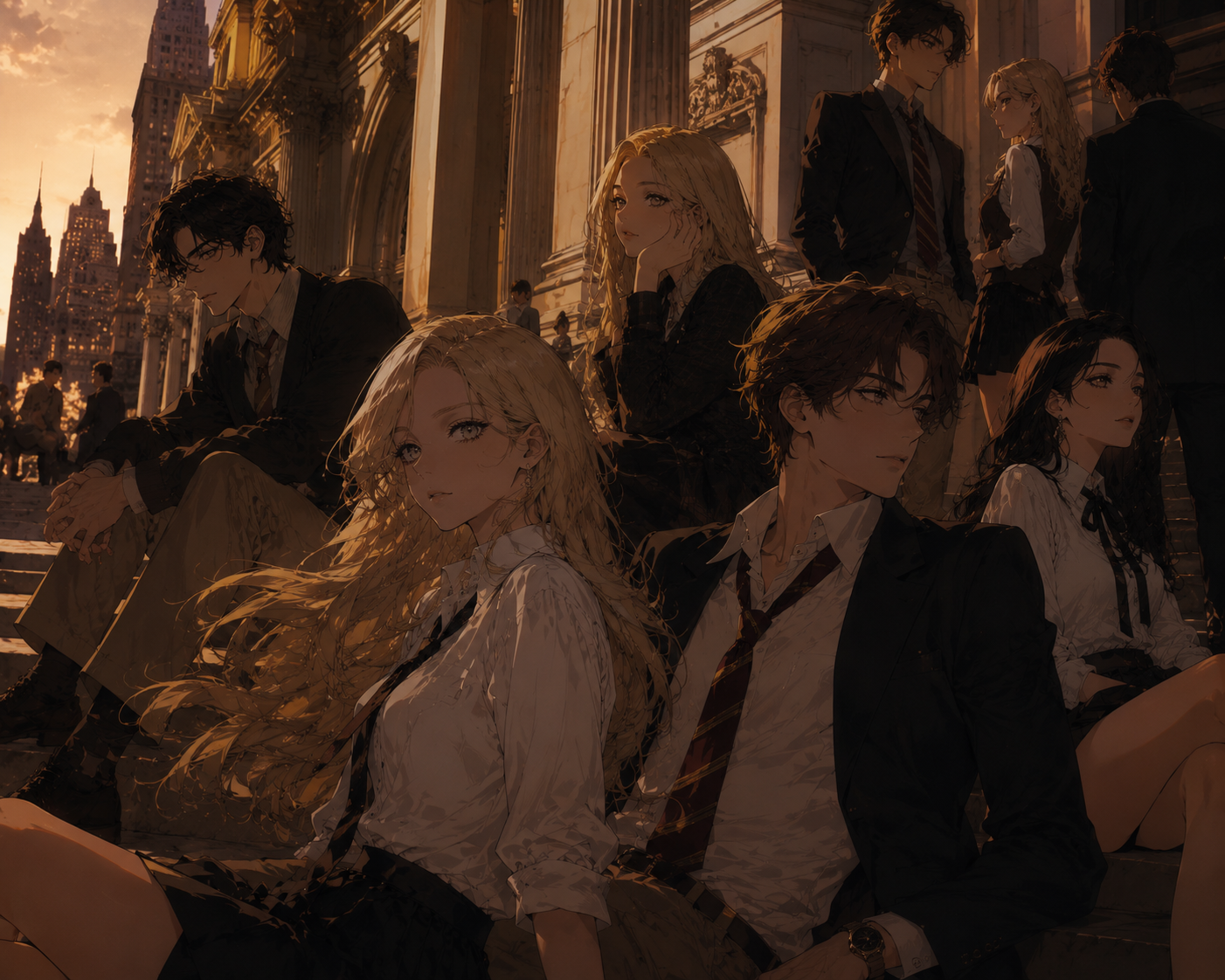Cover art for ๐๐ธ๐ผ๐ผ๐ฒ๐น ๐๐ฒ๐ป๐ต, a gossip girl scenario on AI Dungeon