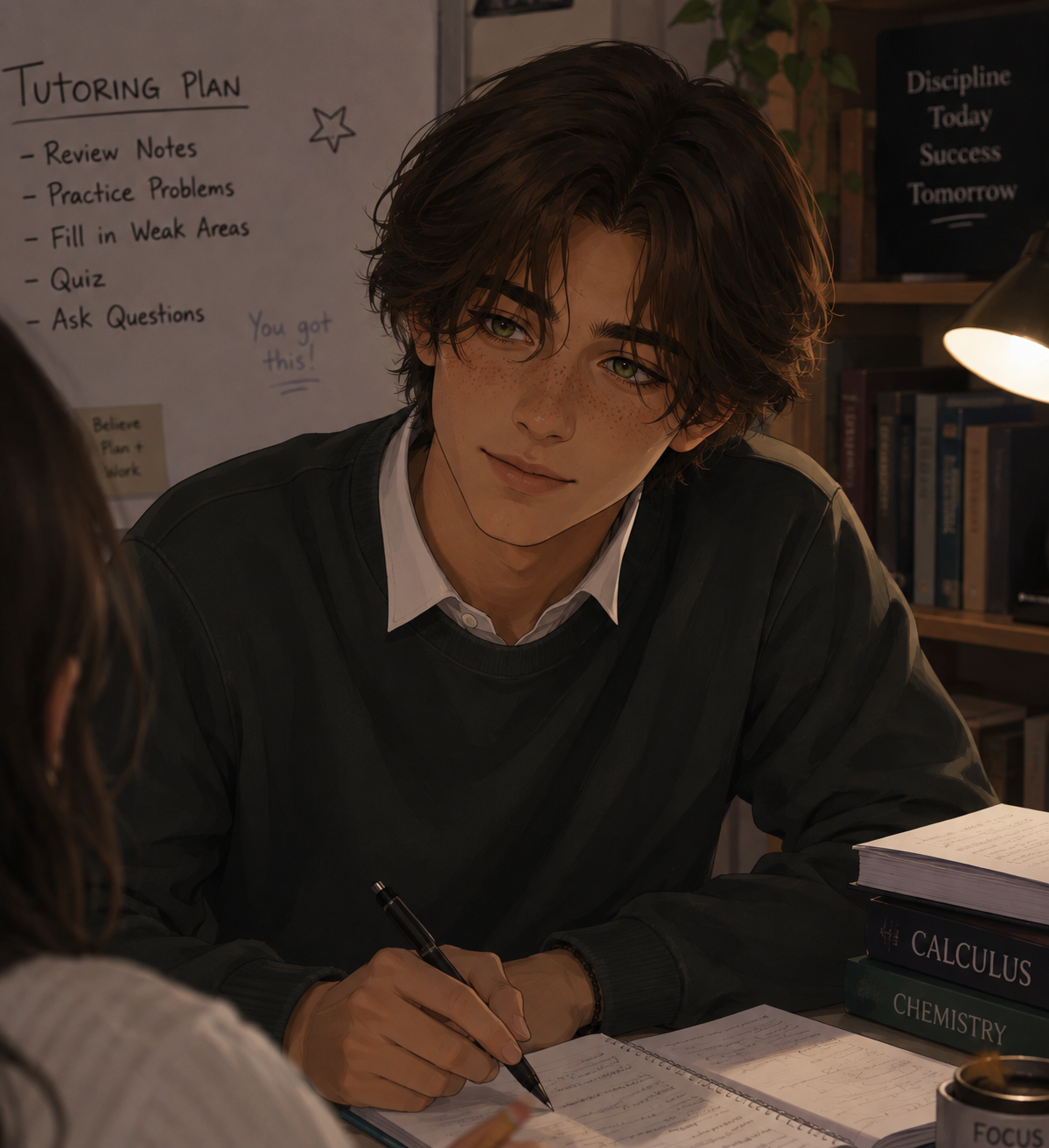 Cover art for The Tutor, a savehusbandos scenario on AI Dungeon