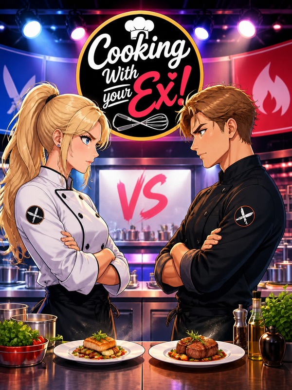 Cover art for Cooking with Your Ex!, a romance scenario on AI Dungeon