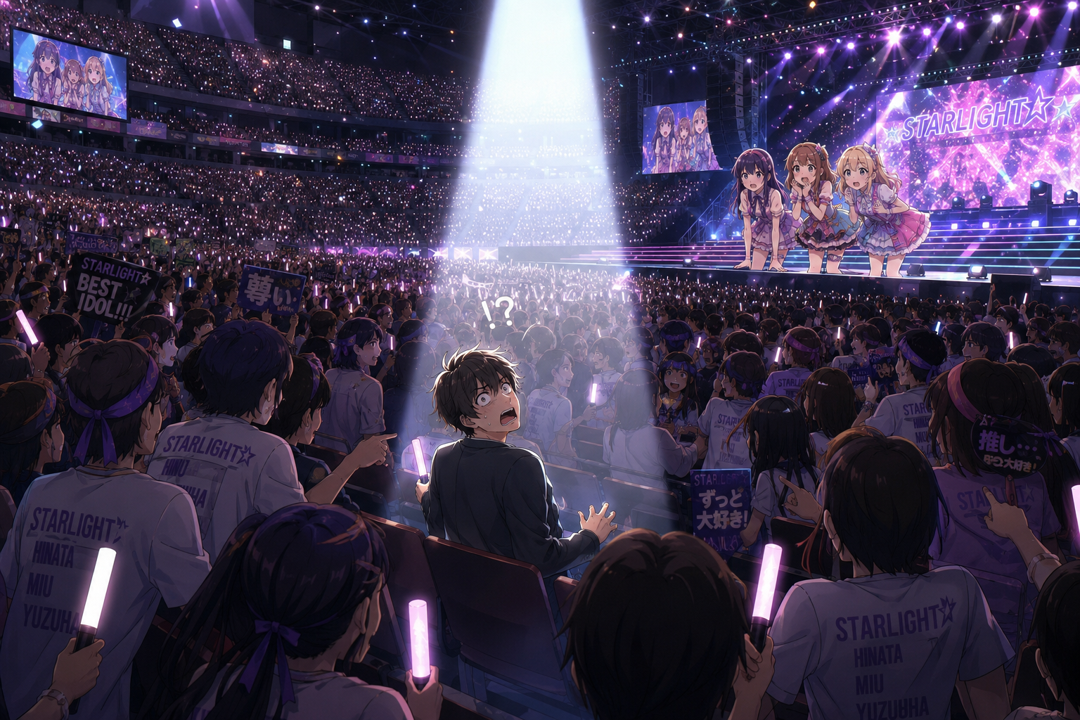 Cover art for The Concert I Wasn't Supposed To Be At, an akward scenario on AI Dungeon