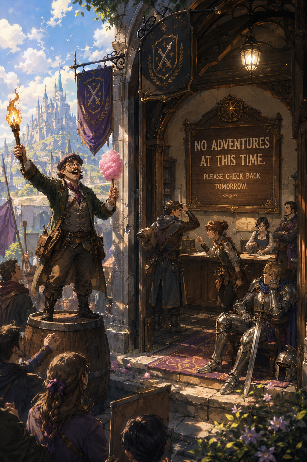 Cover art for Adventureless, a fantasy scenario on AI Dungeon