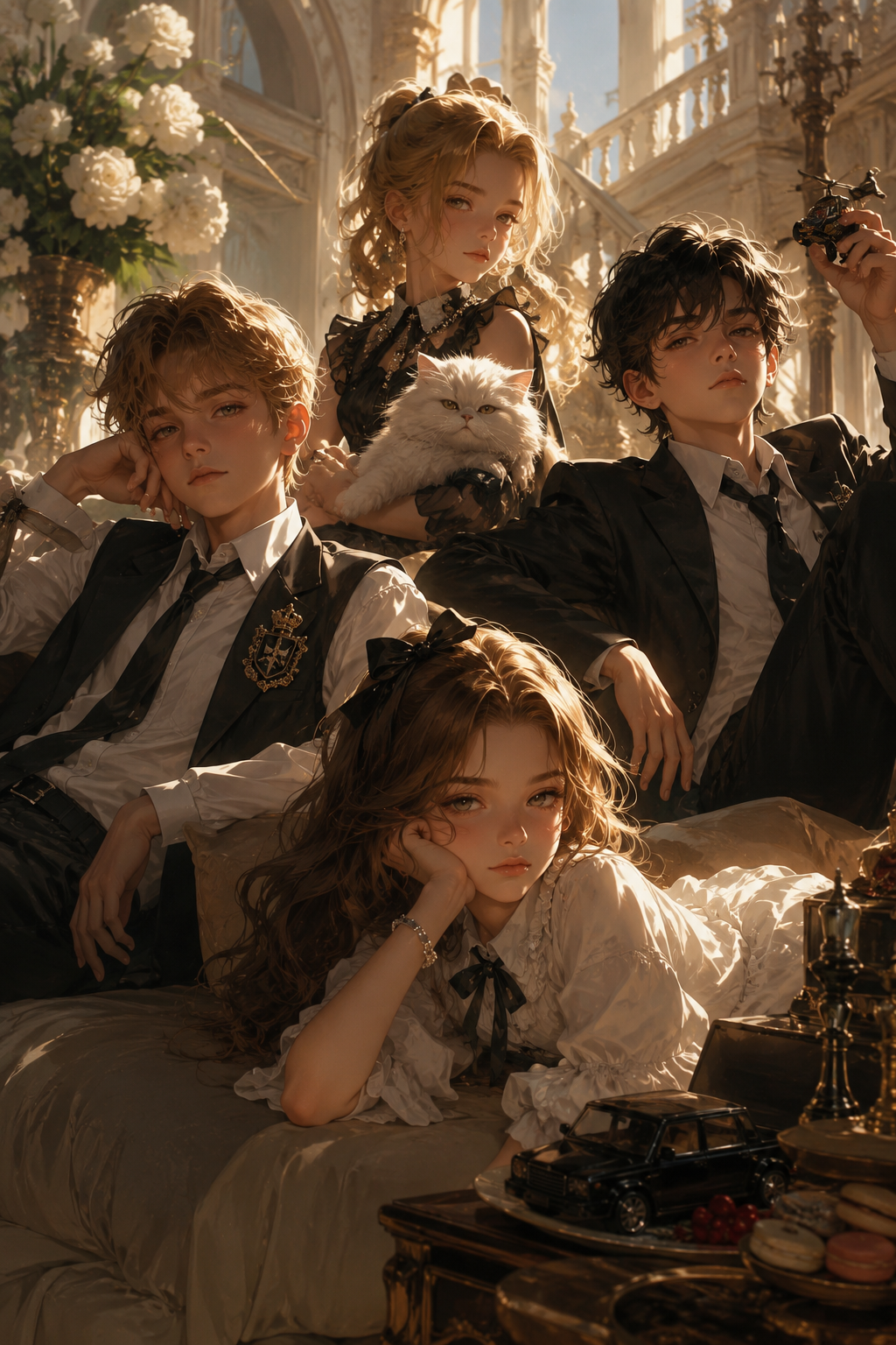Cover art for Babysitting the Billionaire’s Children, a comedy scenario on AI Dungeon