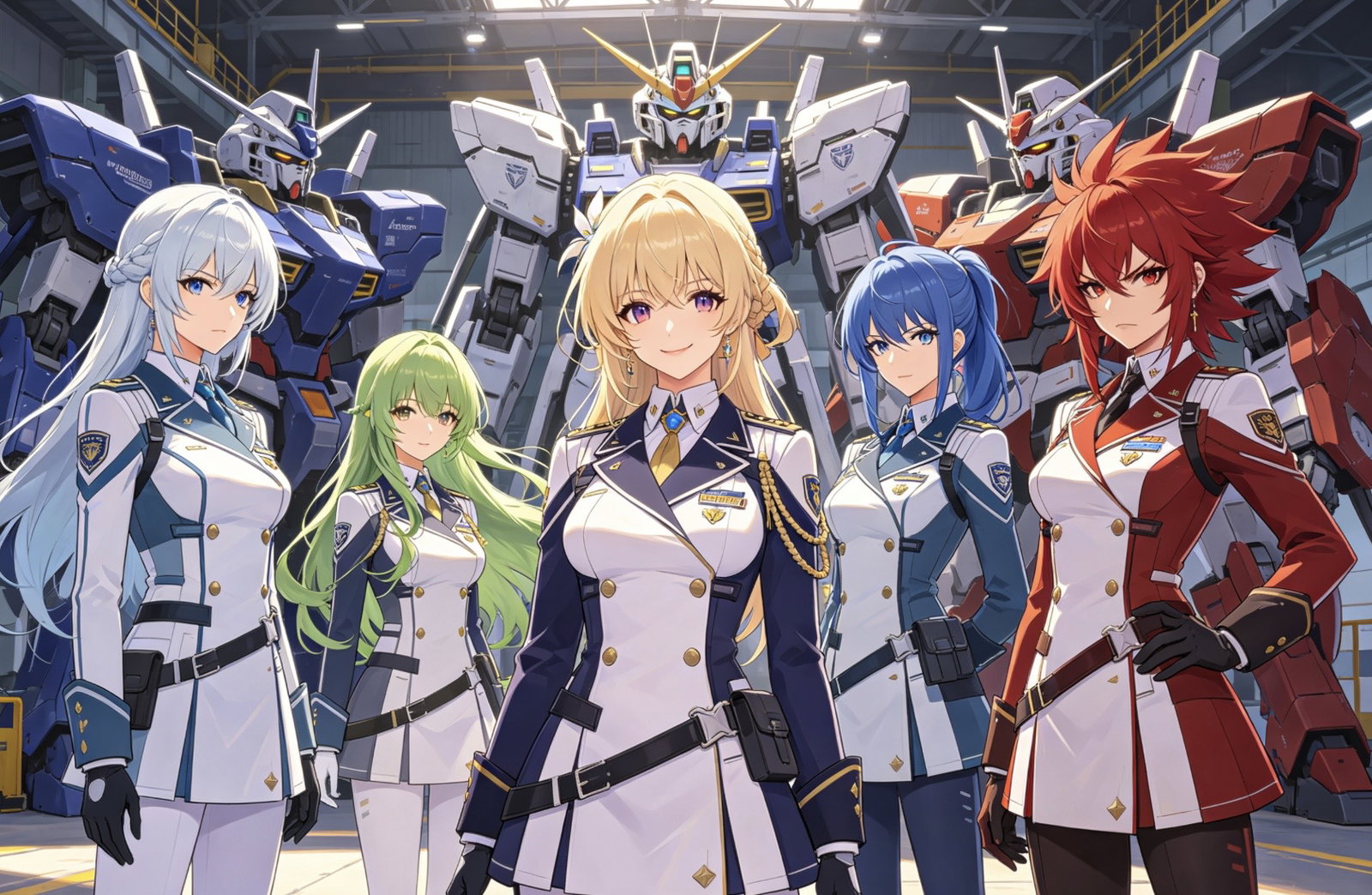 Cover art for Royal Mecha Academy , an alliances scenario on AI Dungeon