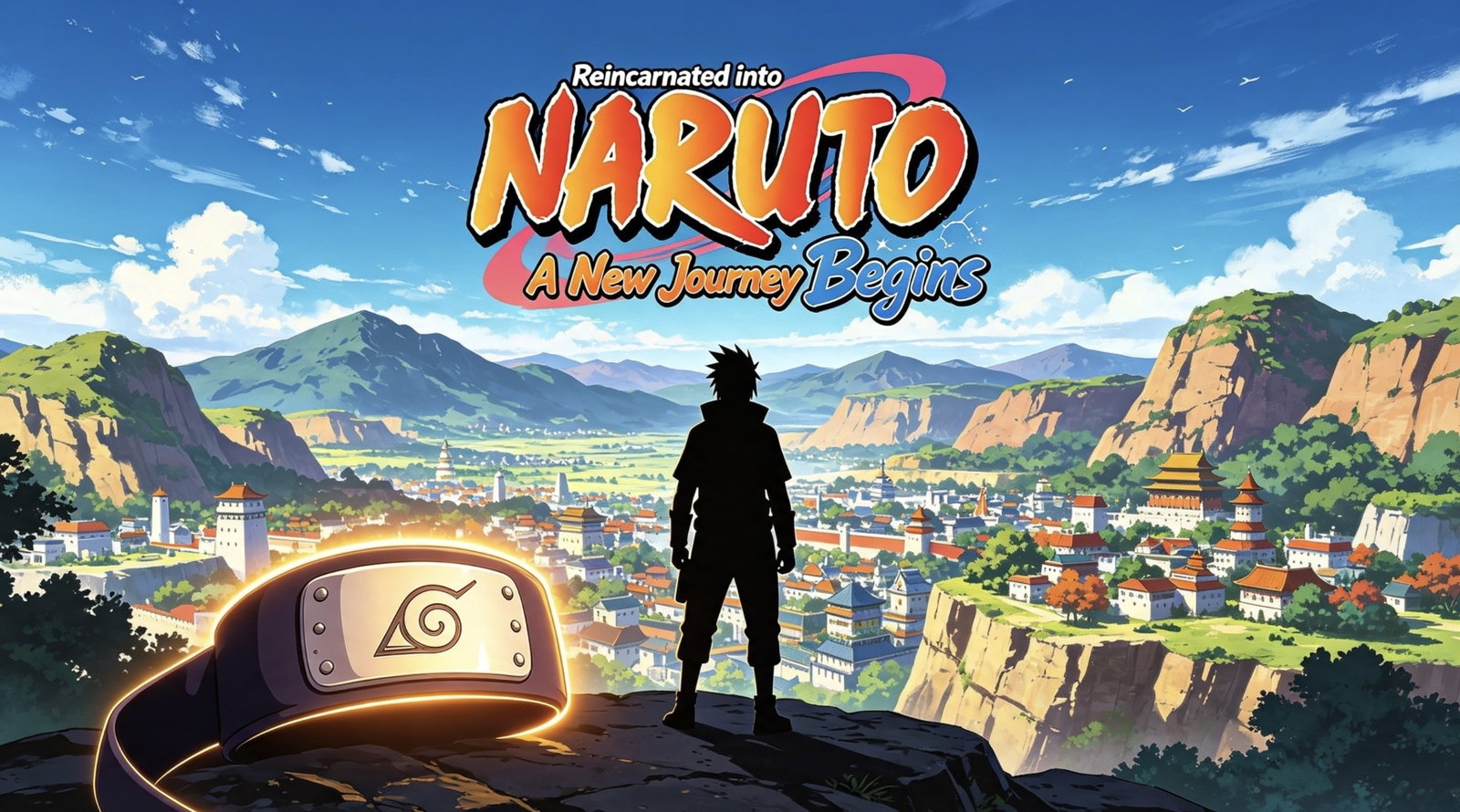 Cover art for Reincarnated into Naruto, a reincarnation scenario on AI Dungeon