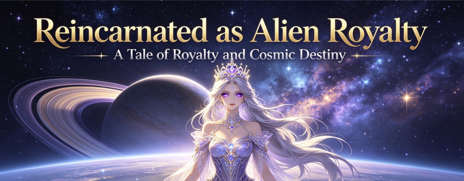 Cover art for Reincarnated As Alien Royalty, a reincarnation scenario on AI Dungeon