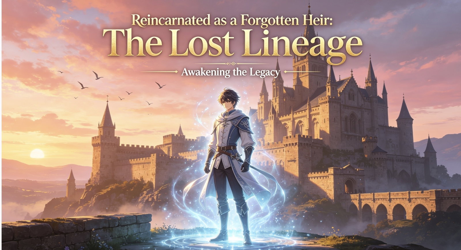 Cover art for Reincarnated as a Forgotten Heir: The Lost Lineage, a fantasy scenario on AI Dungeon