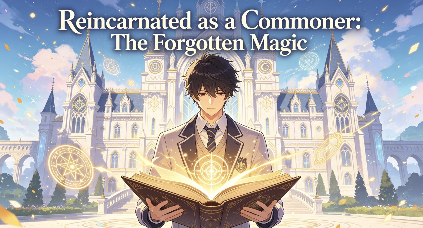 Cover art for Reincarnated as a Commoner: The Forgotten Magic, a fantasy scenario on AI Dungeon