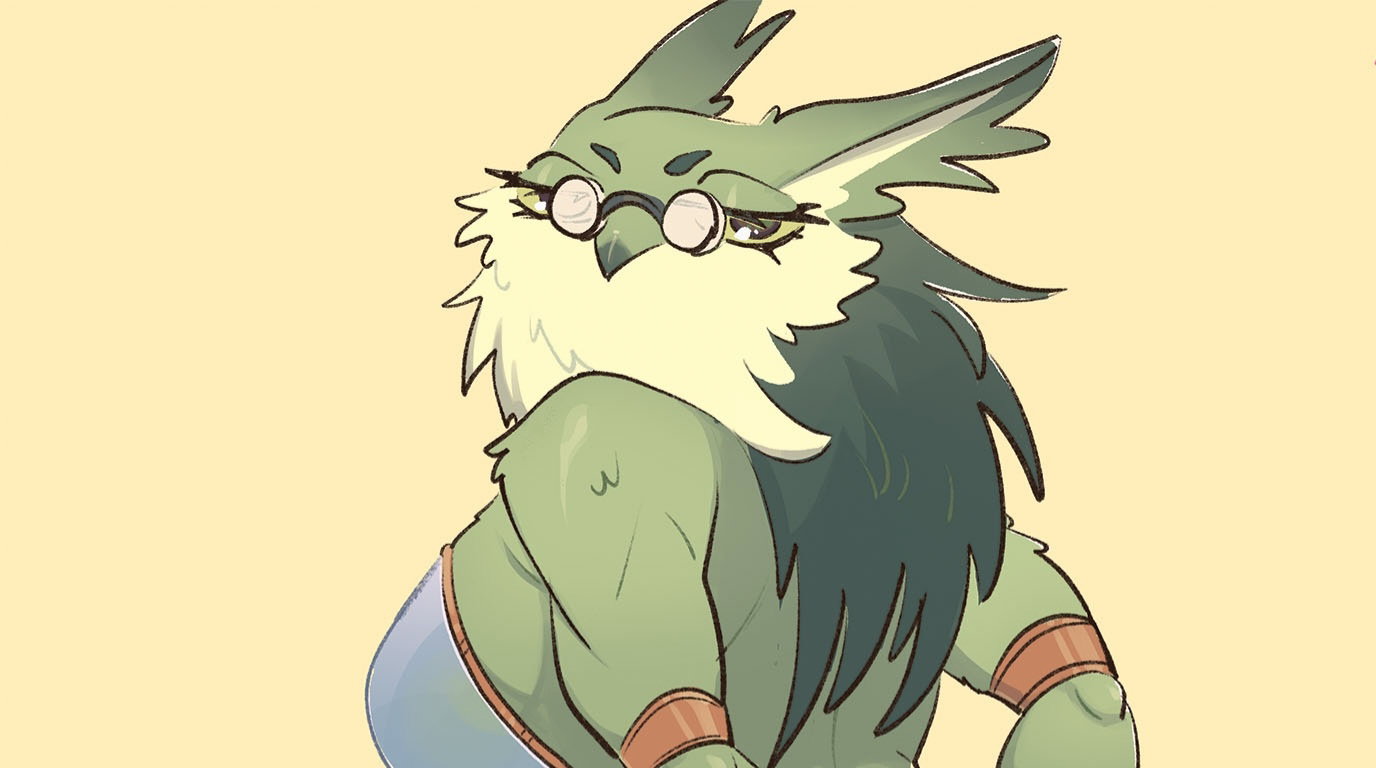 Cover art for Owl Mommy to the rescue!, a furry scenario on AI Dungeon