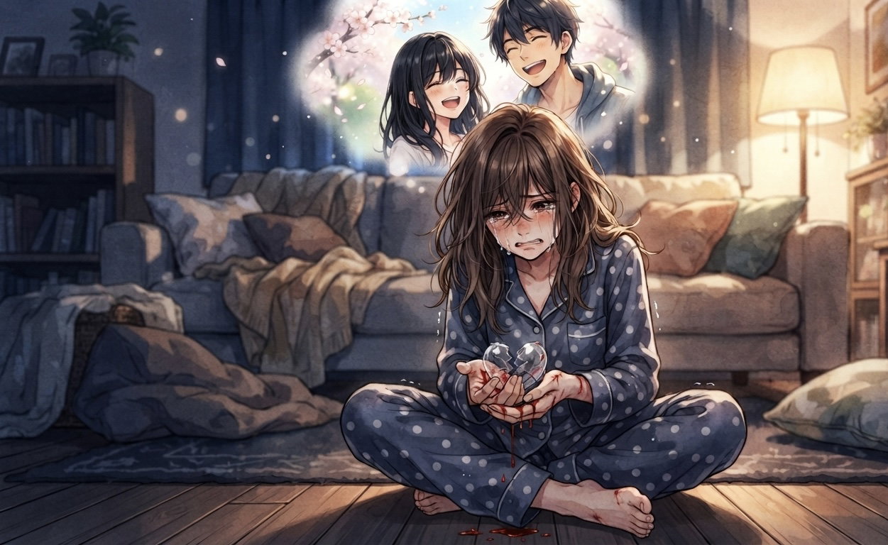 Cover art for Always, Never Mine(🎭), a childhood best friend scenario on AI Dungeon