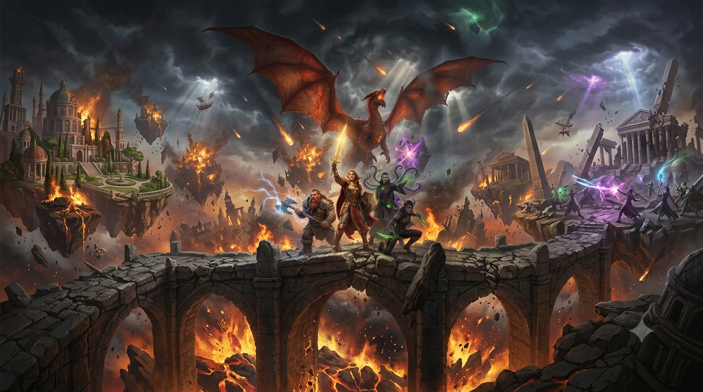Cover art for ThreadBond - a DnD inspired adventure, a dnd world on Voyage