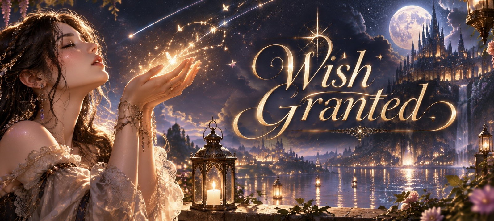Cover art for Wish Granted, a magic scenario on AI Dungeon