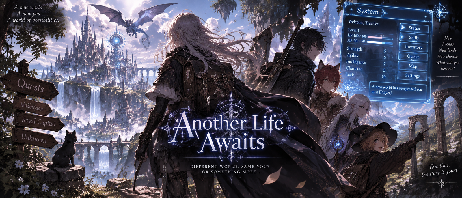 Cover art for Another Life Awaits , a magic scenario on AI Dungeon