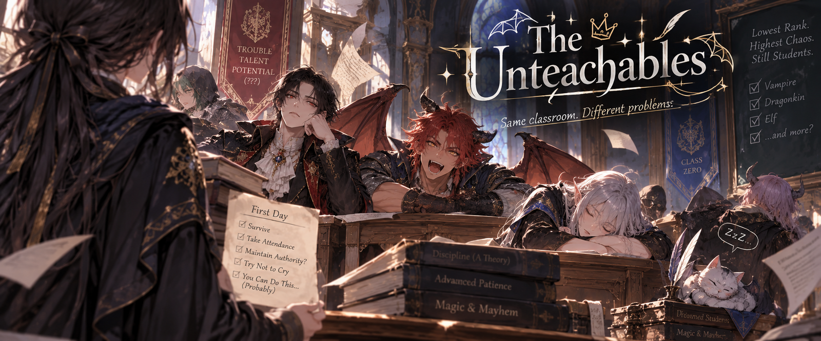 Cover art for The Unteachables, a magic scenario on AI Dungeon