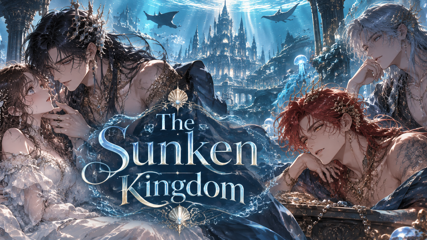Cover art for The Sunken Kingdom, a multiple routes scenario on AI Dungeon