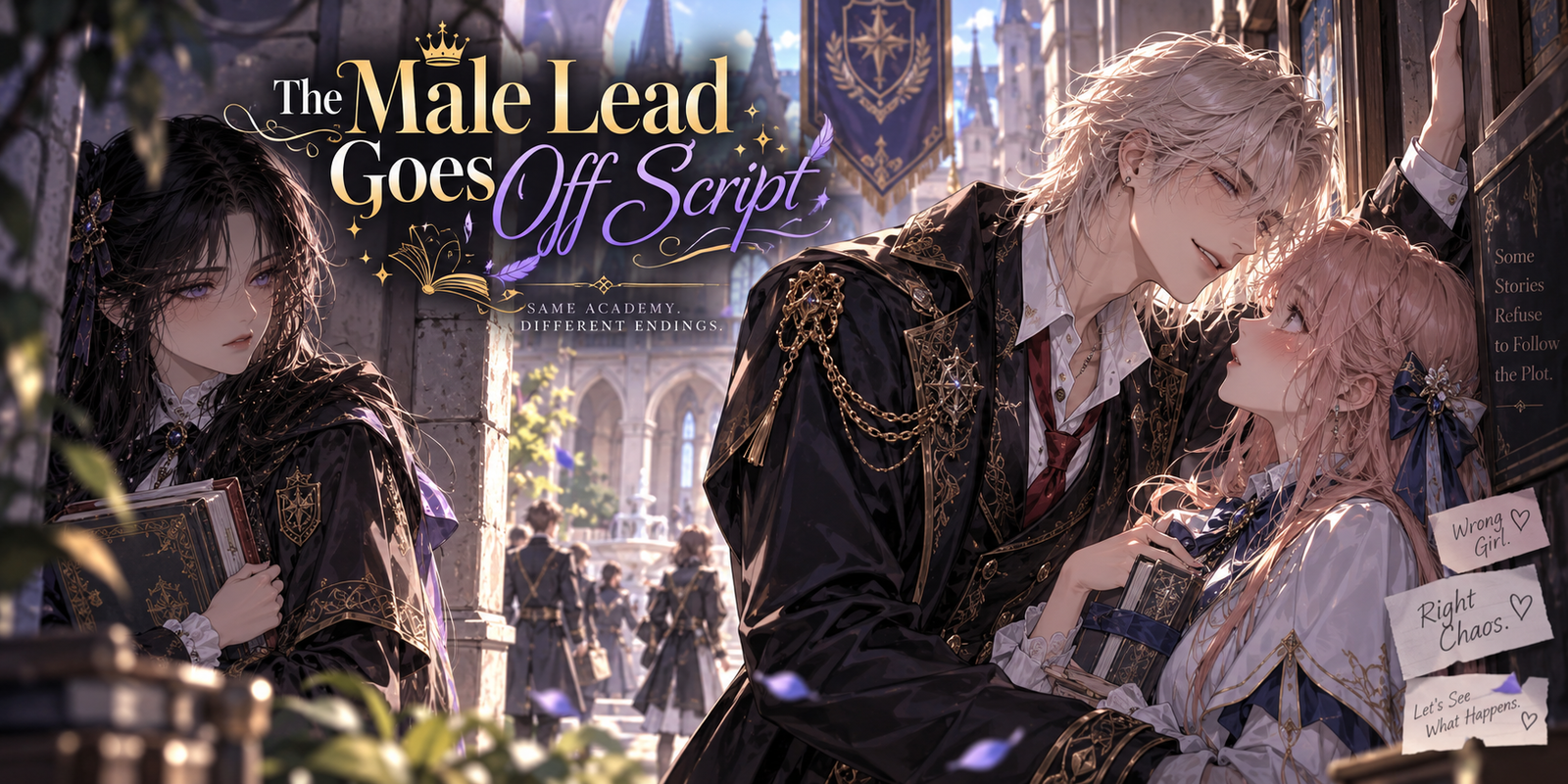 Cover art for The Male Lead Goes Off Script on AI Dungeon