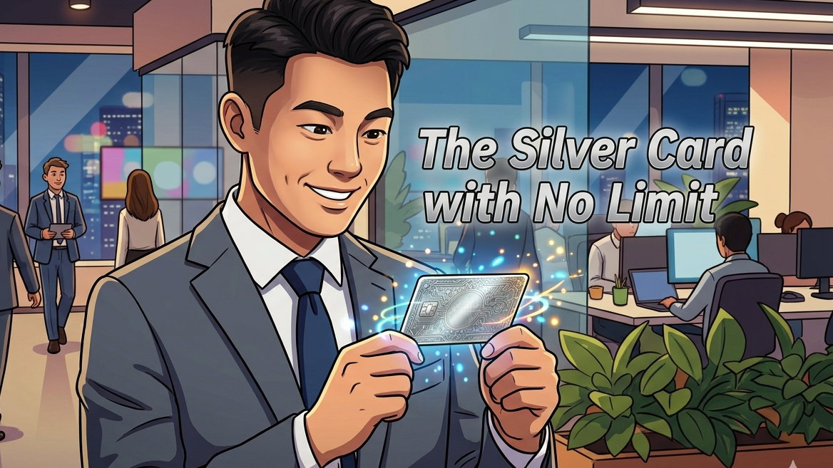 Cover art for The Silver Card with No Limit - Open Scenario, a slice of life scenario on AI Dungeon