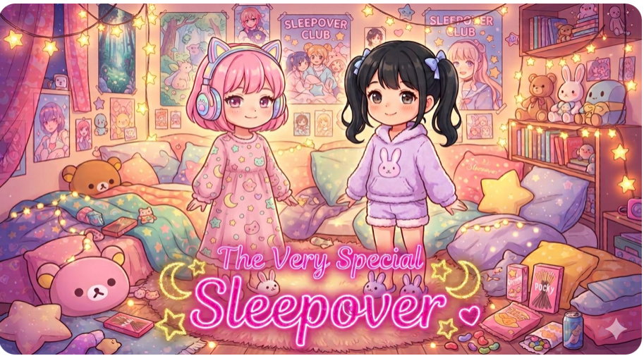 Cover art for The Very Special Sleepover on AI Dungeon